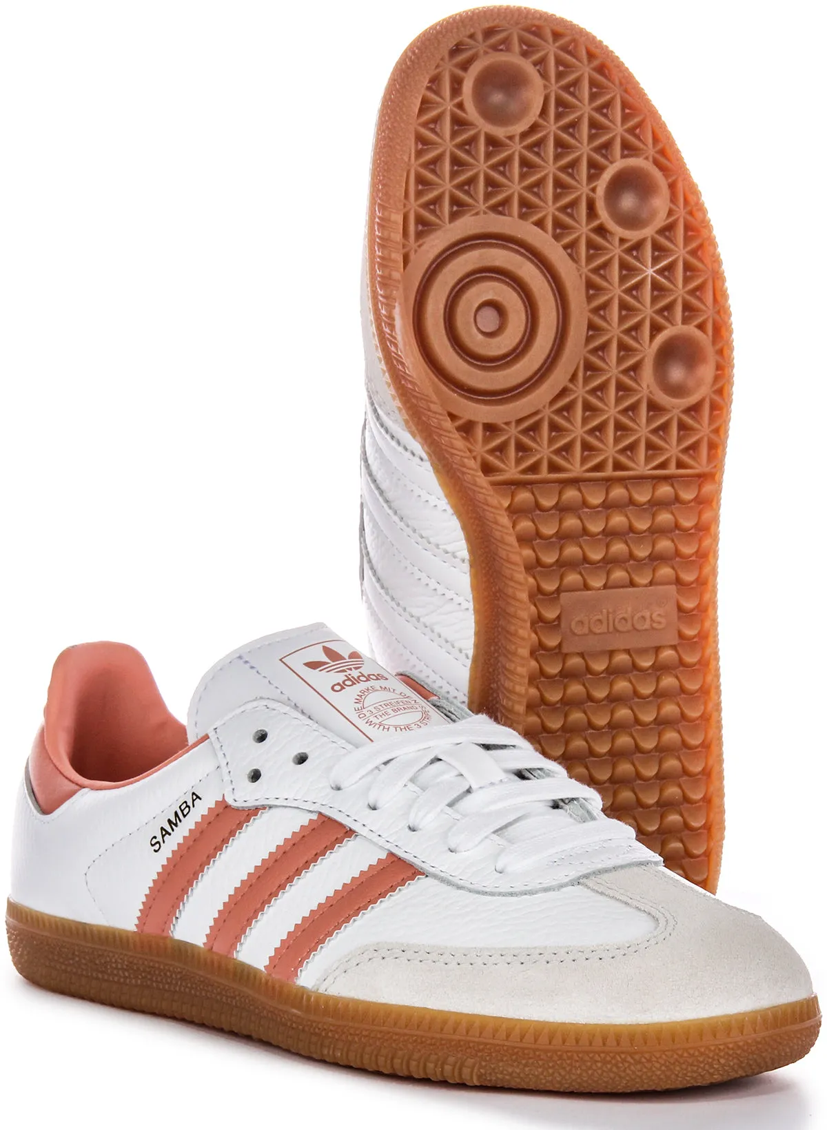 Adidas Samba OG In White Pink For Women