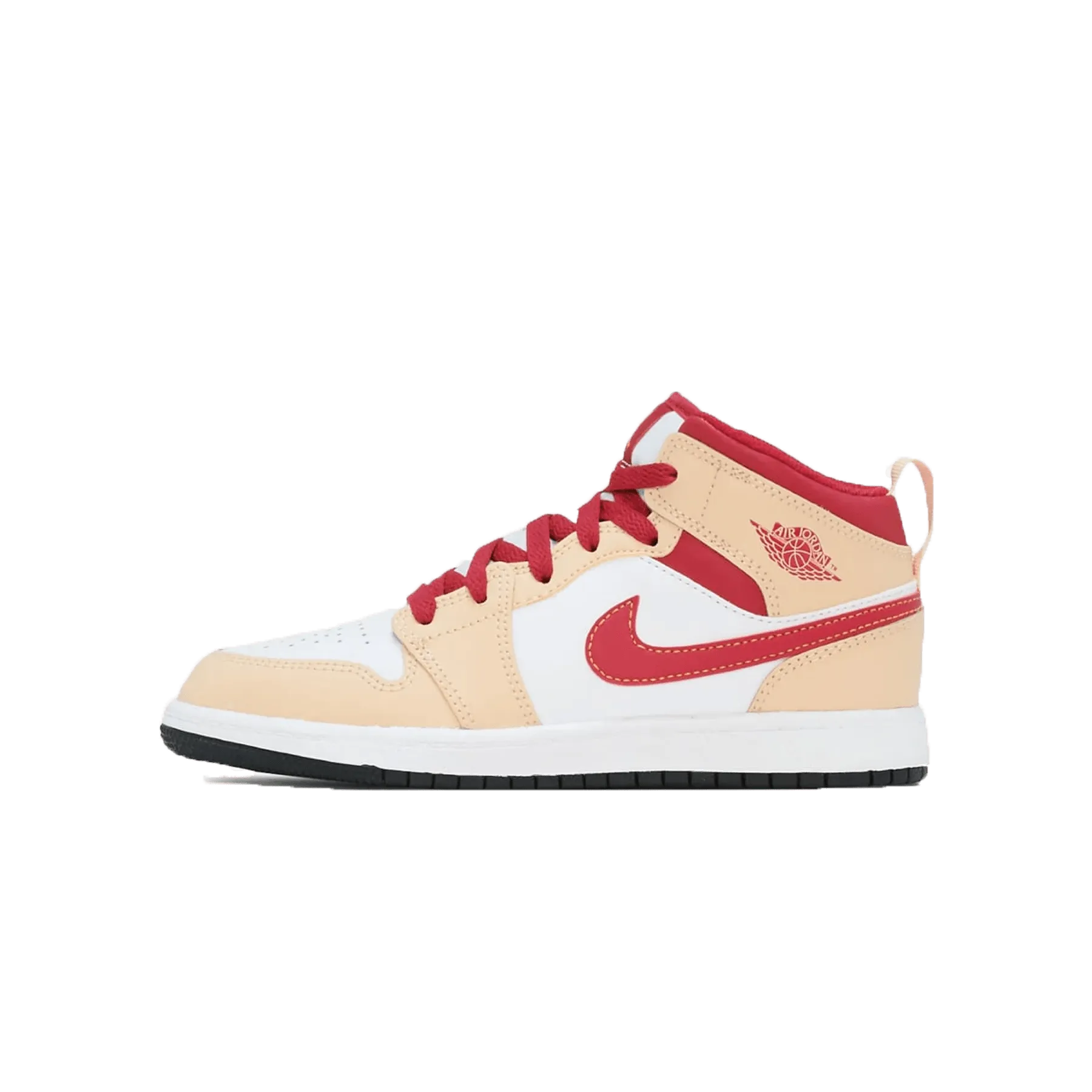 Air Jordan 1 Mid PS 'Light Curry Cardinal Red'