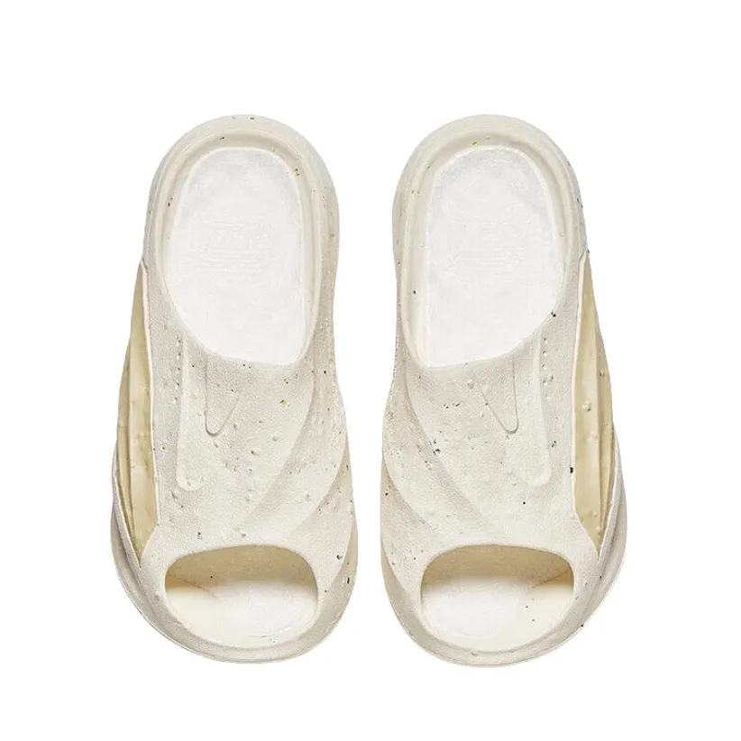 Anta Nitrogen Bubble Leisure Sports Recovery Slippers - White/Gold