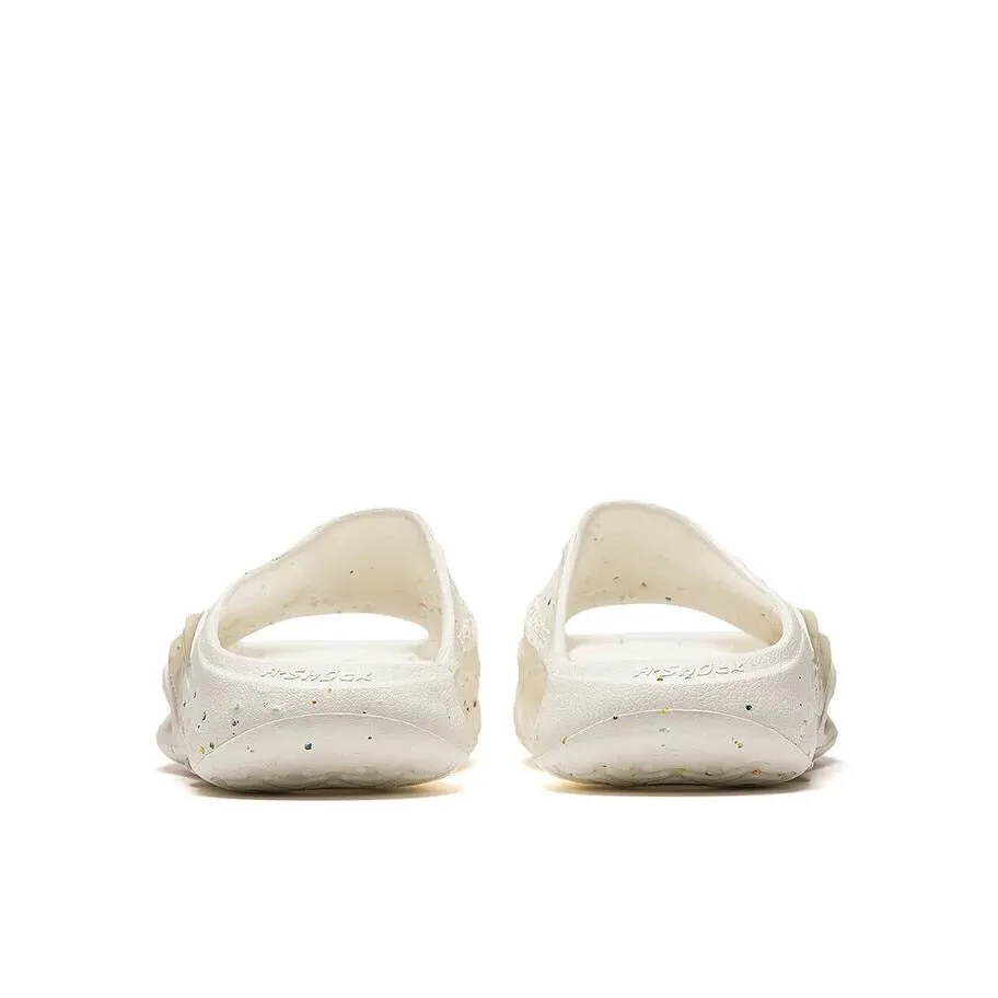 Anta Nitrogen Bubble Leisure Sports Recovery Slippers - White/Gold