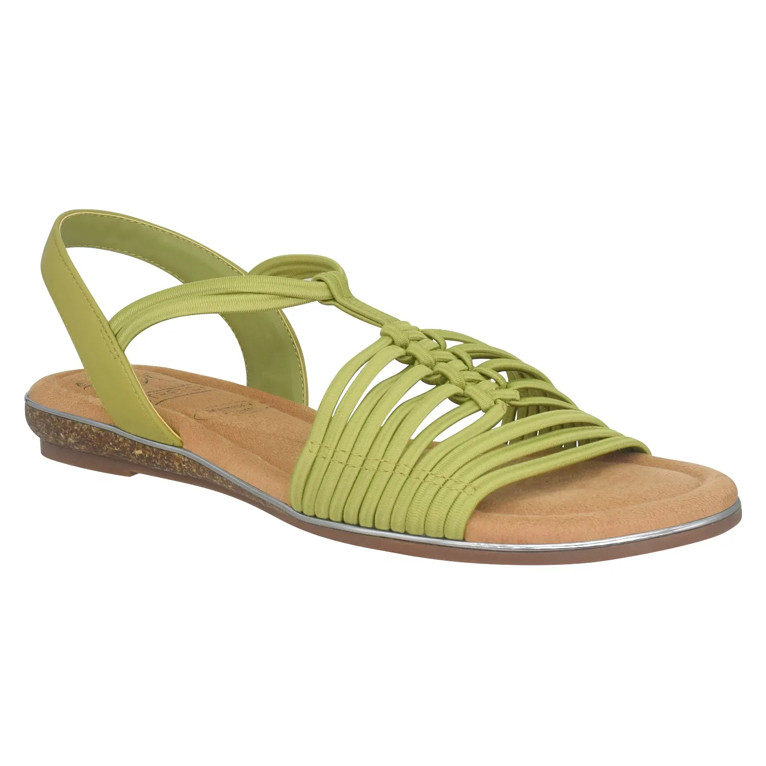 Barella Stretch Elastic Sandal with Memory Foam