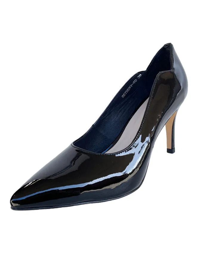 Bethuny Heels Black Patent