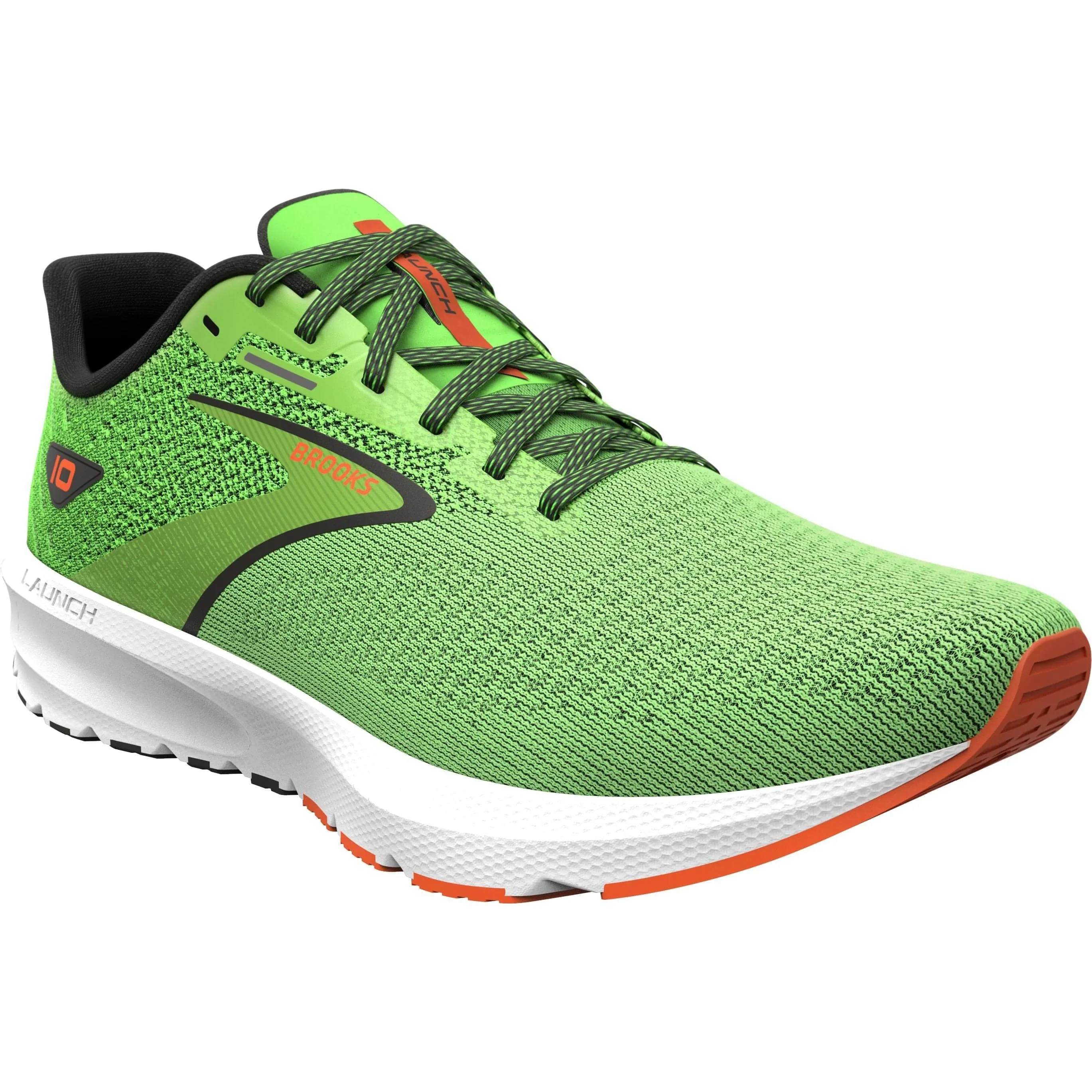 Brooks Launch 10 Mens Running Shoes - Green