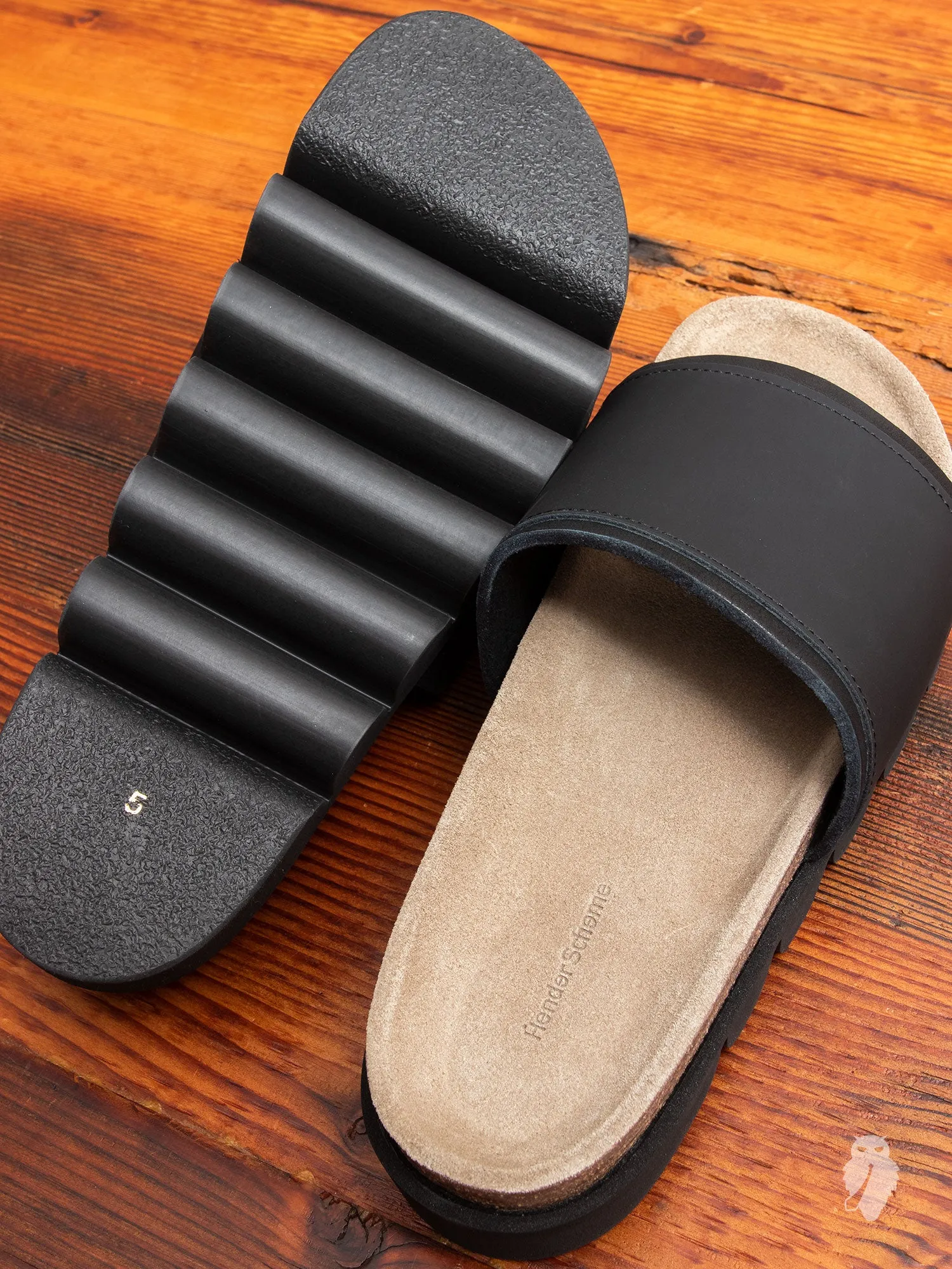 Caterpillar Sandal in Black