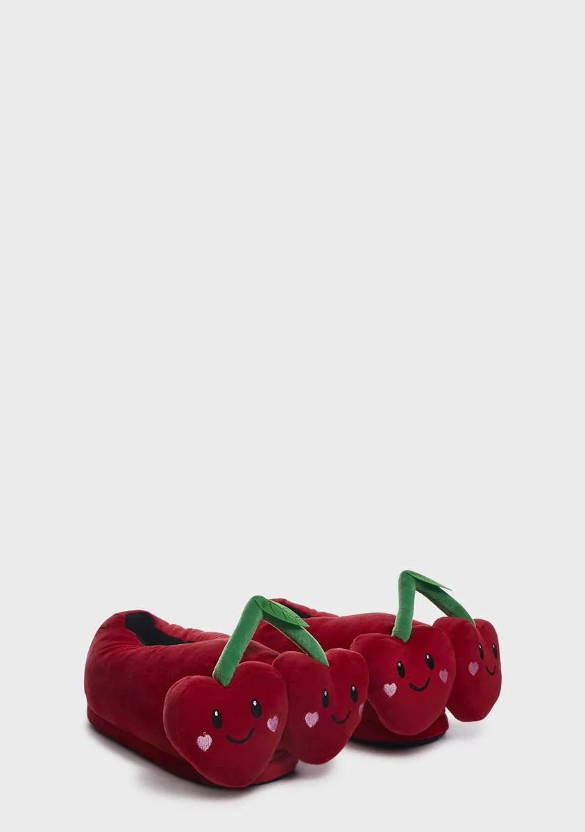 Cheery Cherry Slippers