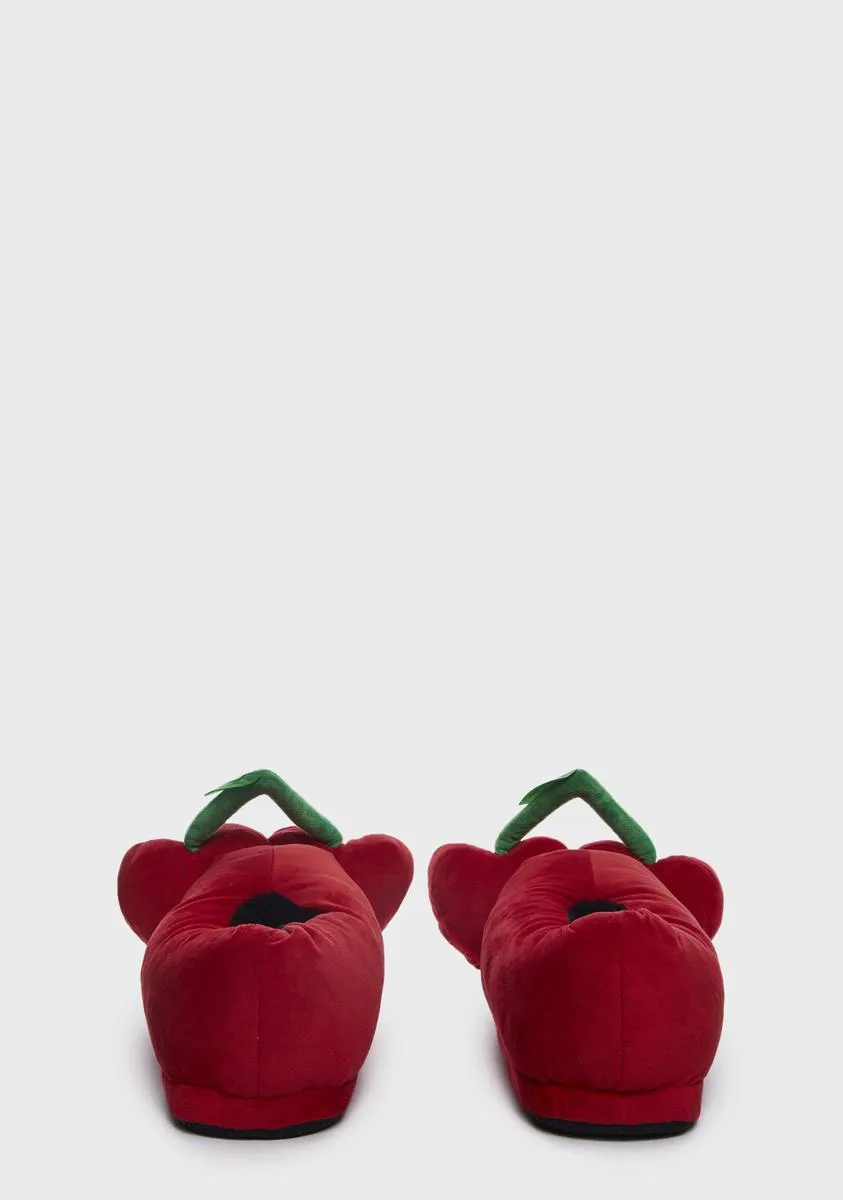 Cheery Cherry Slippers