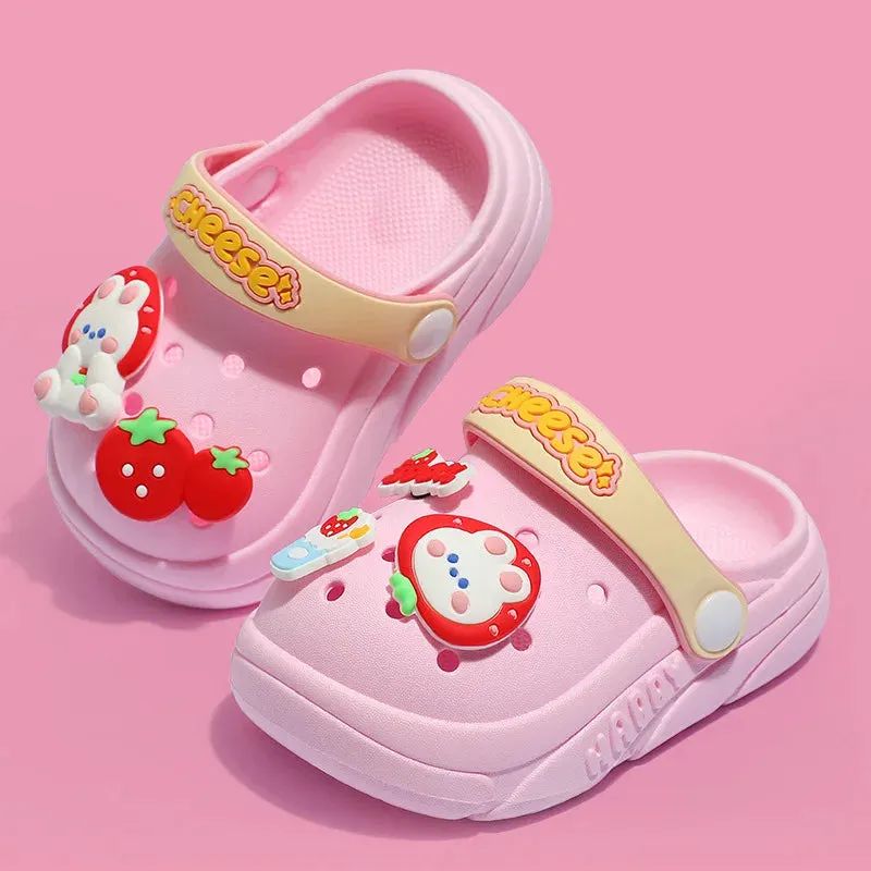 Children's slippers summer new boys shoes cute non-slip girls wear soft soled baby slippers kids shoes for girl