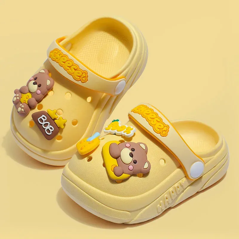 Children's slippers summer new boys shoes cute non-slip girls wear soft soled baby slippers kids shoes for girl