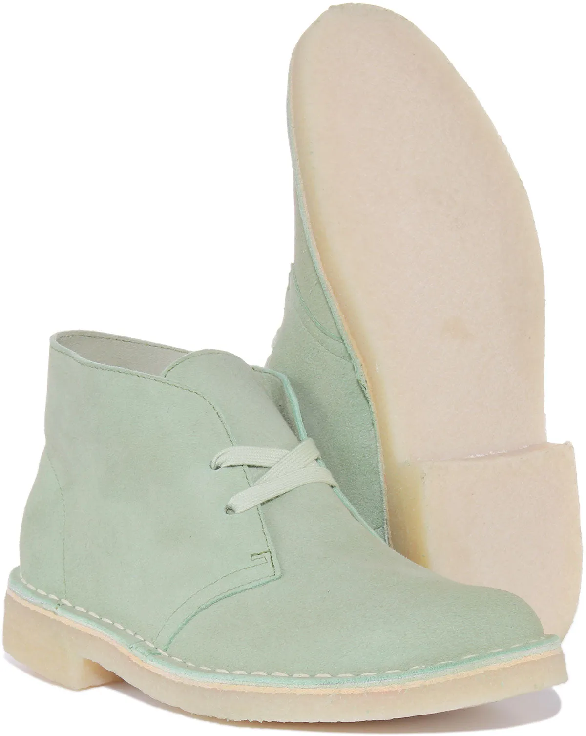 Clarks Originals Desert Boot In Green For Women