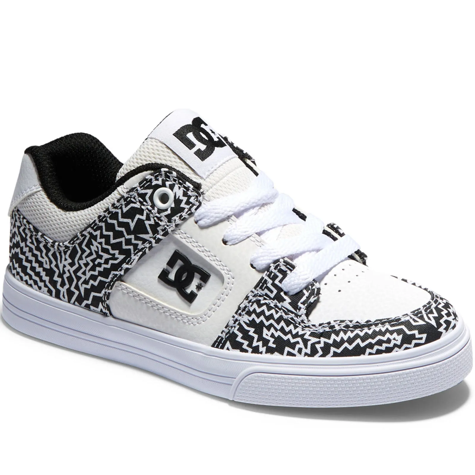 DC Shoes Kids Pure Leather Retro Chunky Trainers