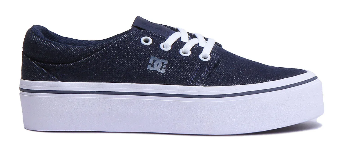 Dc Shoes Trase Platform In Denim