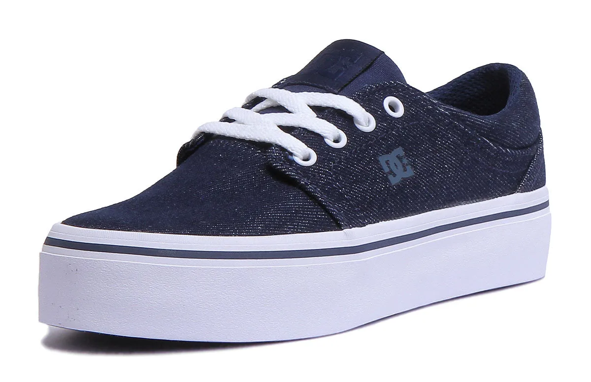 Dc Shoes Trase Platform In Denim