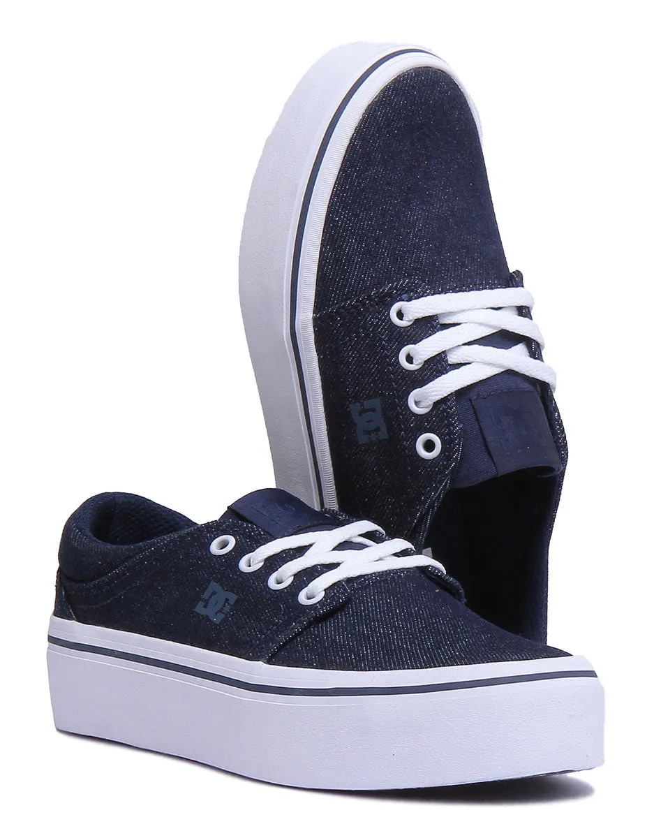 Dc Shoes Trase Platform In Denim