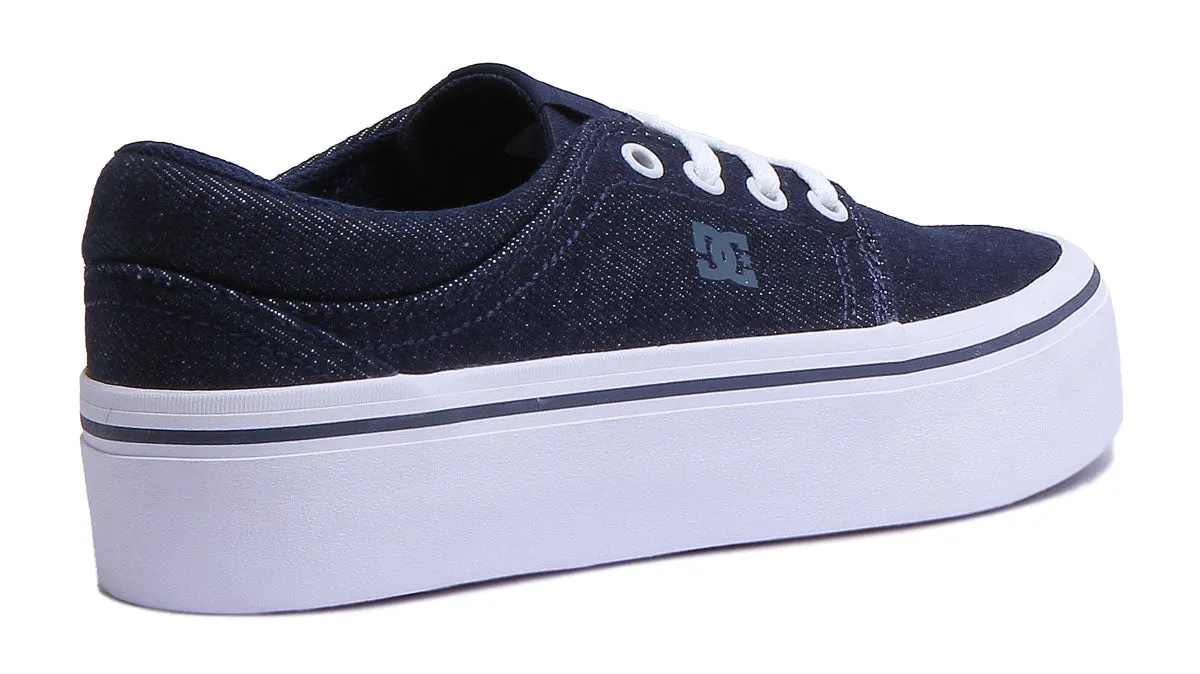 Dc Shoes Trase Platform In Denim