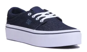 Dc Shoes Trase Platform In Denim