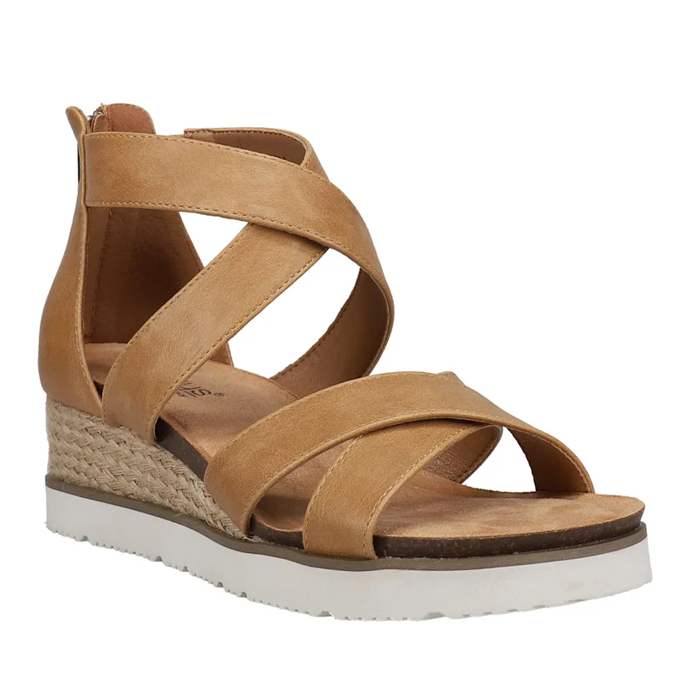 Double Dutch Espadrille Wedge Sandals