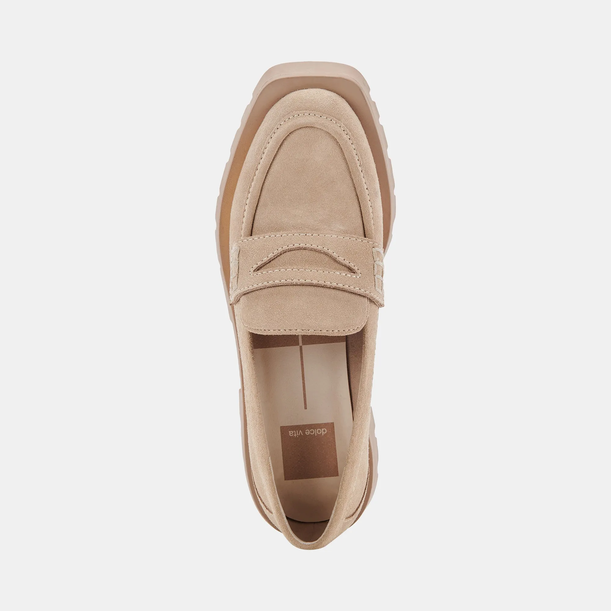 ELIAS WIDE FLATS DUNE SUEDE - re:vita