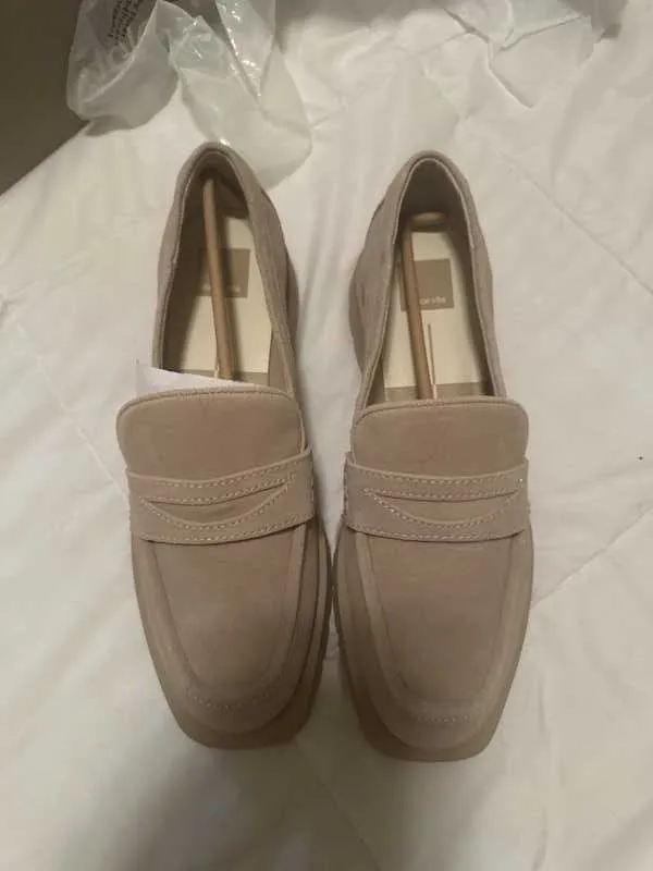 ELIAS WIDE FLATS DUNE SUEDE - re:vita