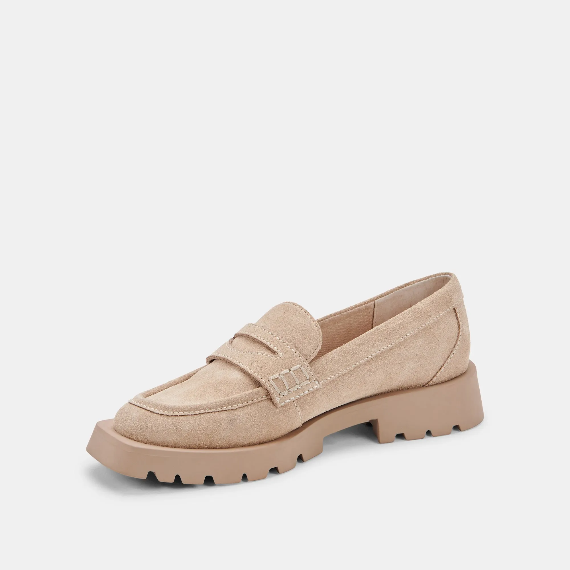 ELIAS WIDE FLATS DUNE SUEDE - re:vita