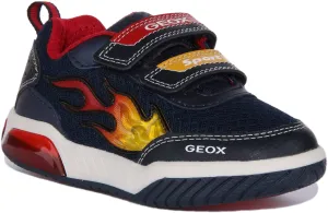 Geox J Inek B. B In Navy Red For Infants