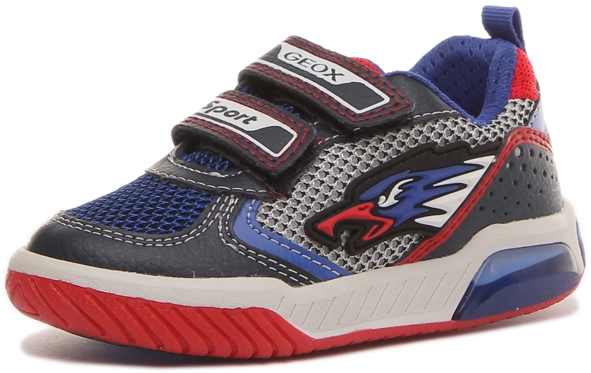 Geox J Inek B. B In Navy Red For Kids