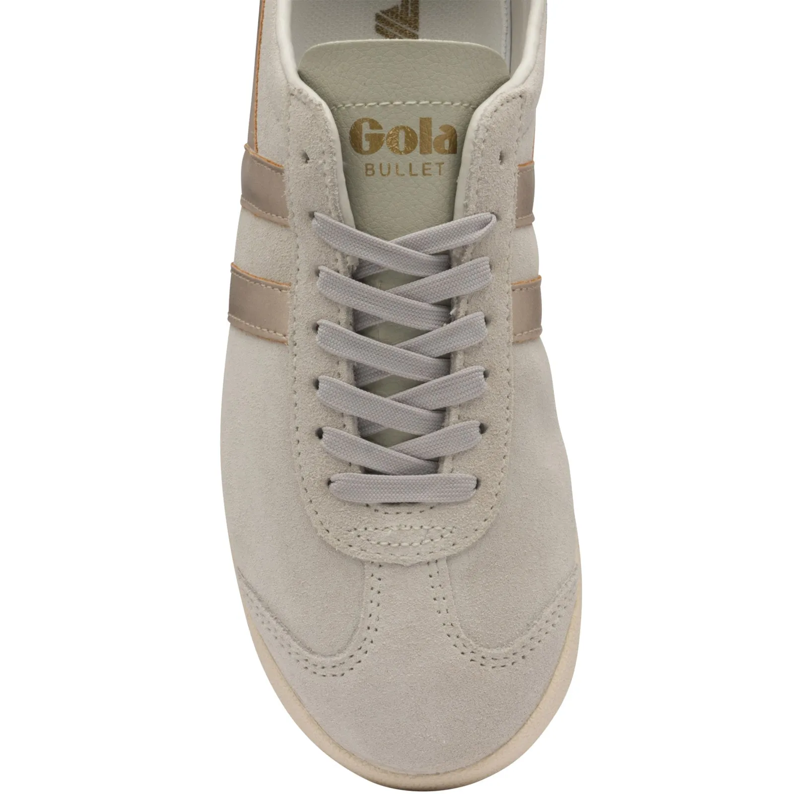 Gola Classics Womens Bullet Pearls Classic Suede Trainers - Off White