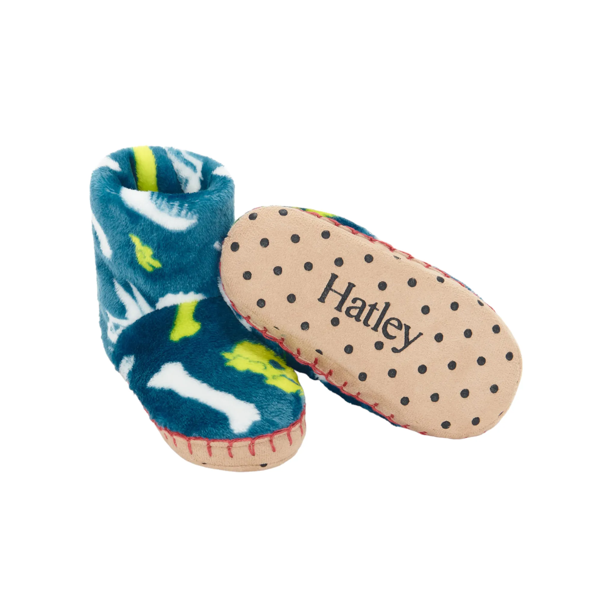 Hatley Dino Fossils Fuzzy Slipper