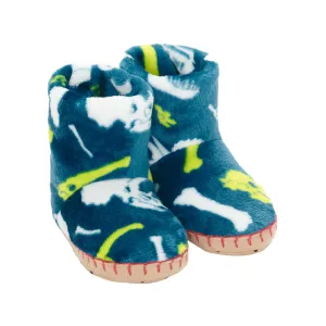 Hatley Dino Fossils Fuzzy Slipper