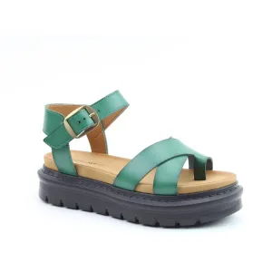 Heavenly Feet Temple Ladies Forest Vegan Buckle Sandals