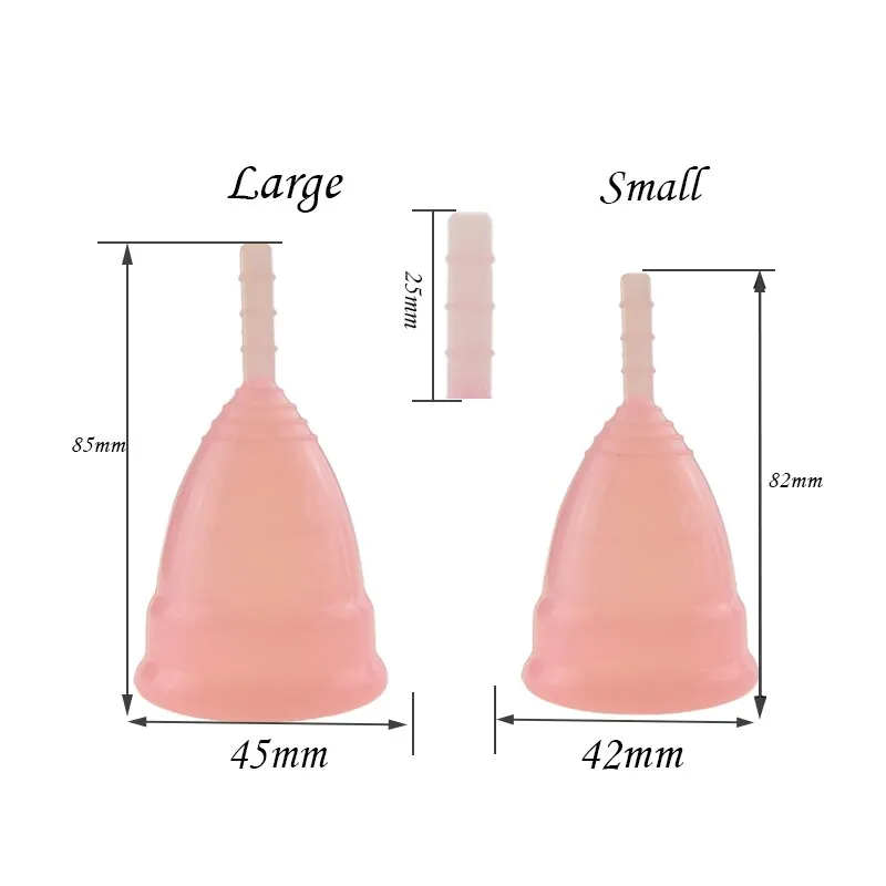 Hot Sale Vaginal Menstrual Cup and Sterilizer Cup Sterilizing Collapsible Cups Flexible to Clean Recyclable Camping Foldable Cup