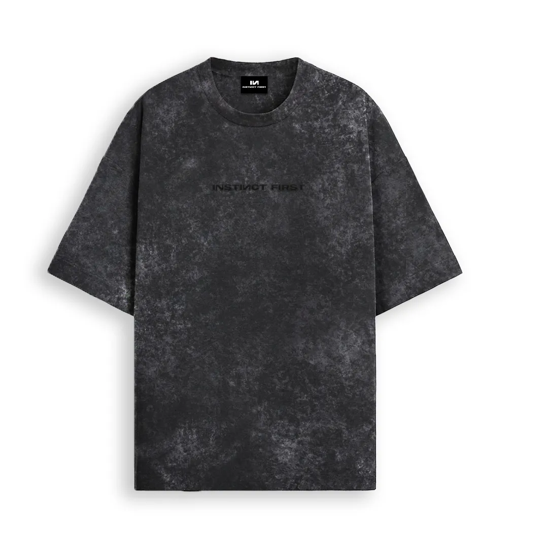 IRON washed oversized T-shirt