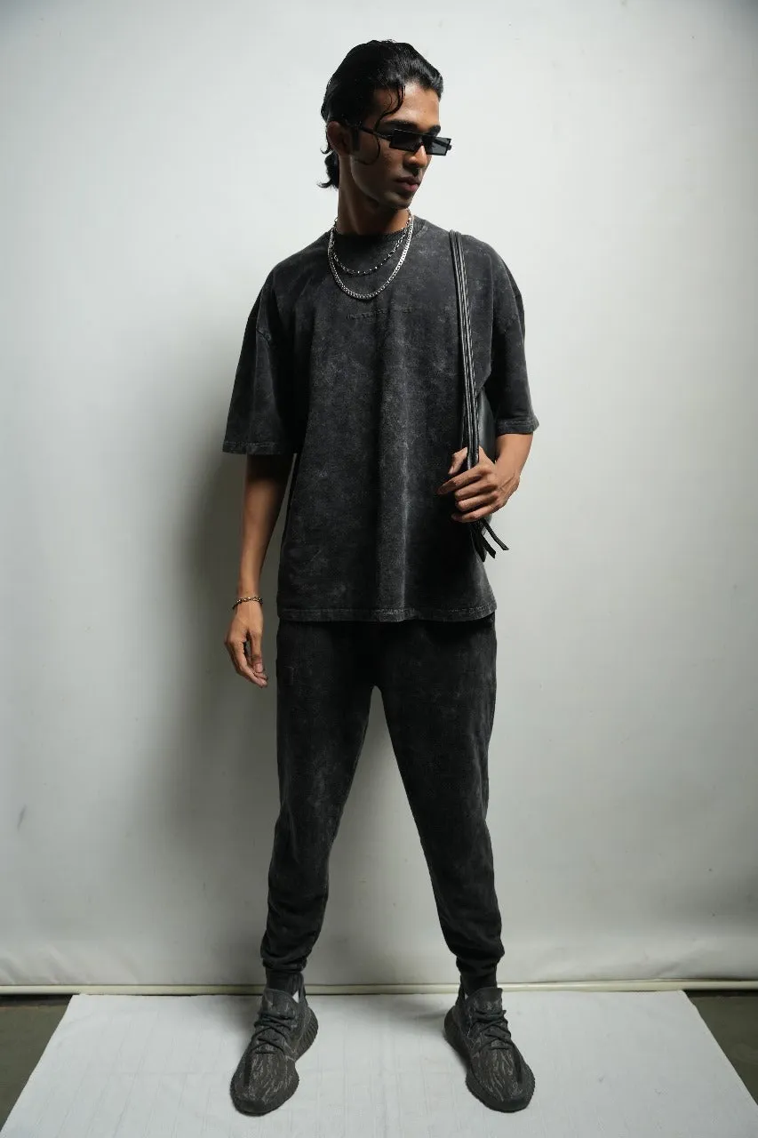 IRON washed oversized T-shirt