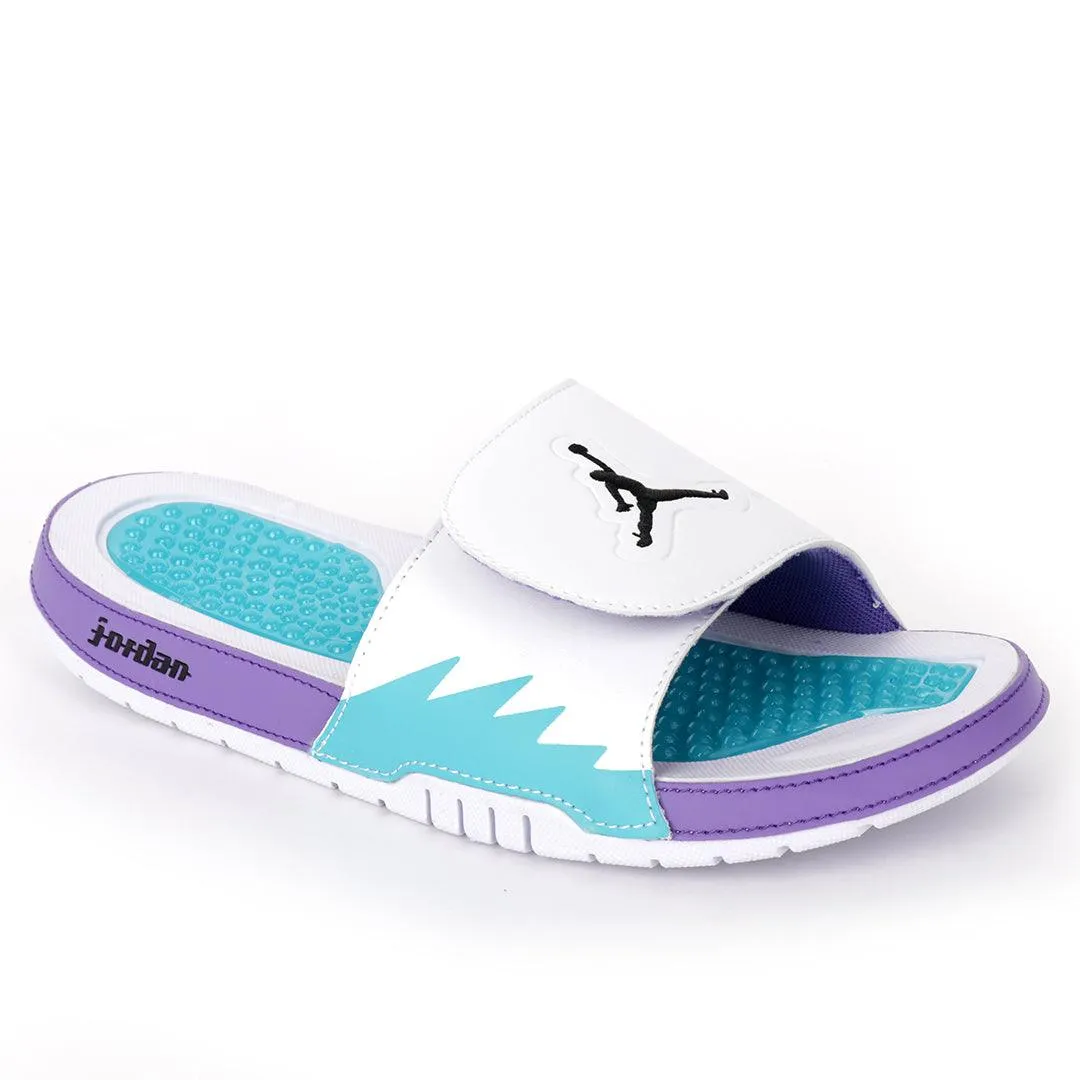 JD Hydro VRetro Purple And White DesignedMen's Slide