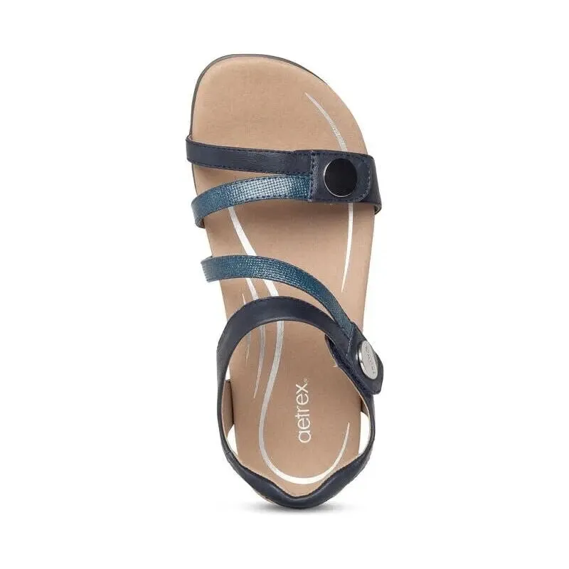 Jess Adjustable Sandal - Navy