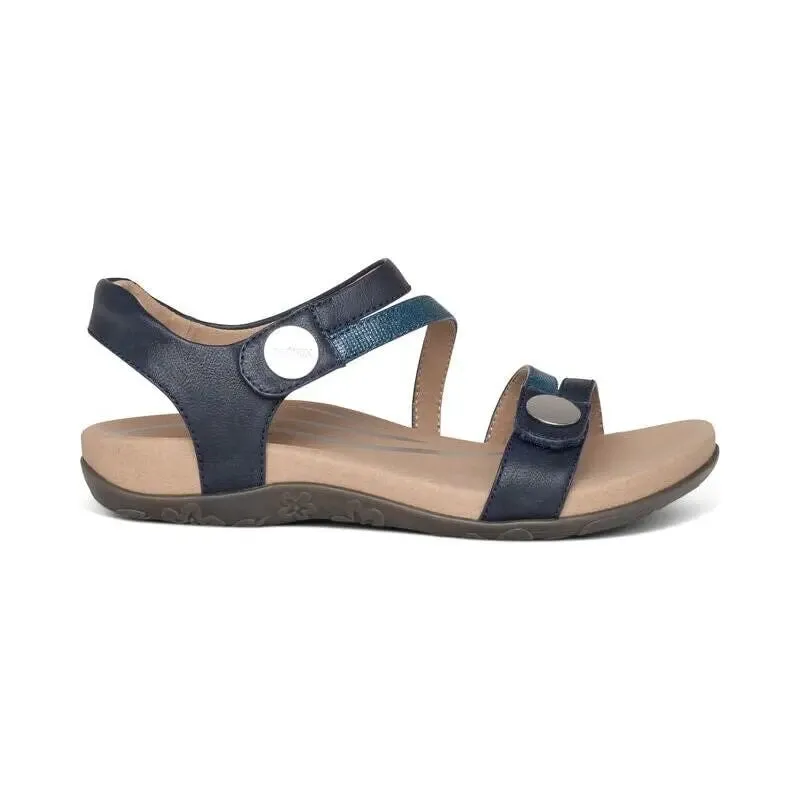 Jess Adjustable Sandal - Navy