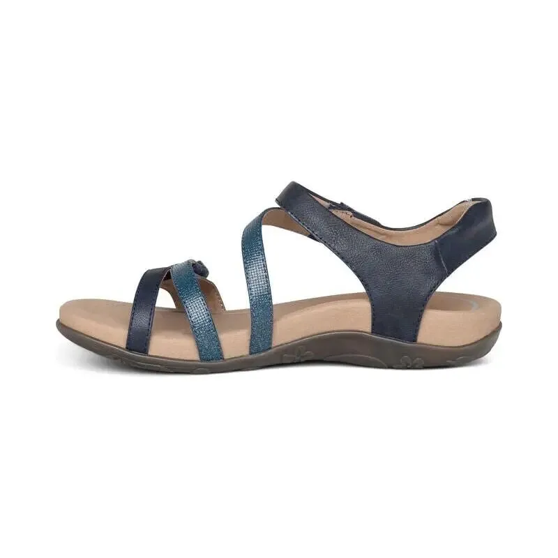 Jess Adjustable Sandal - Navy