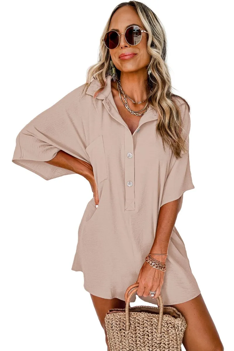 Kyndall Collared Loose Romper