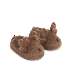 Liewood Aviaja Reindeer Slippers | Pecan