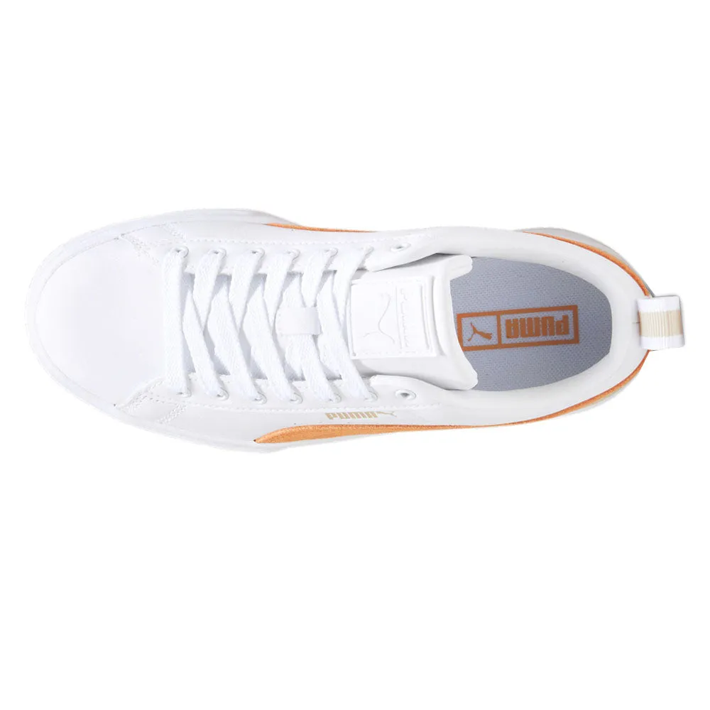 Mayze Leather Lace Up Sneakers