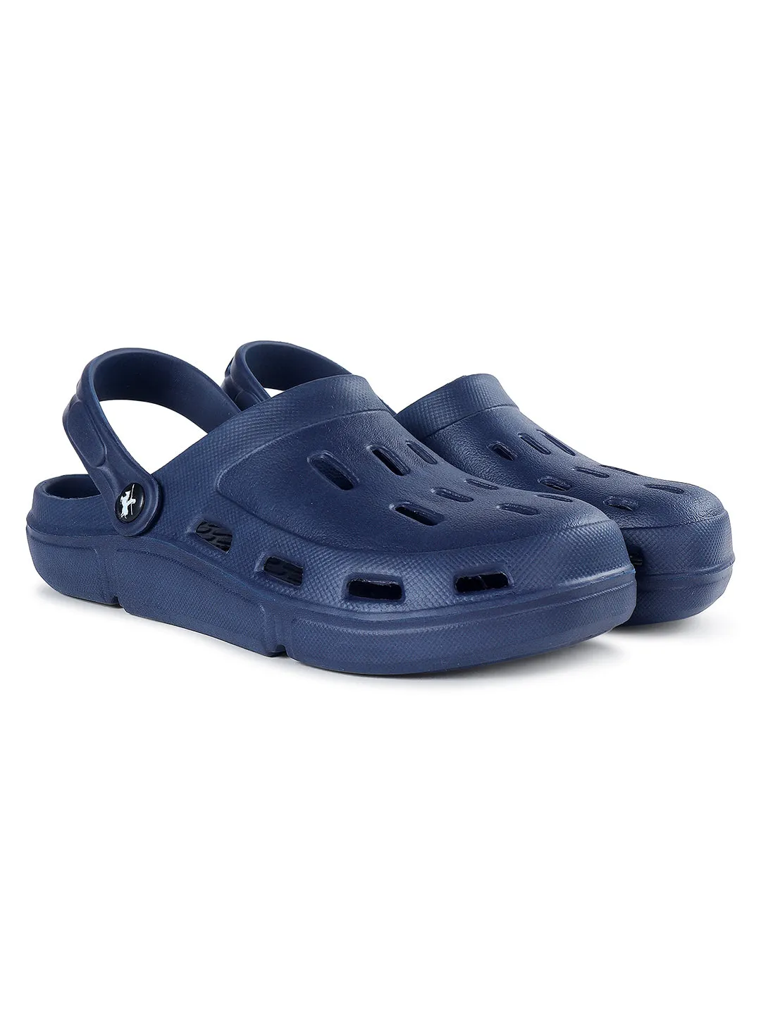 Men Navy Clogs