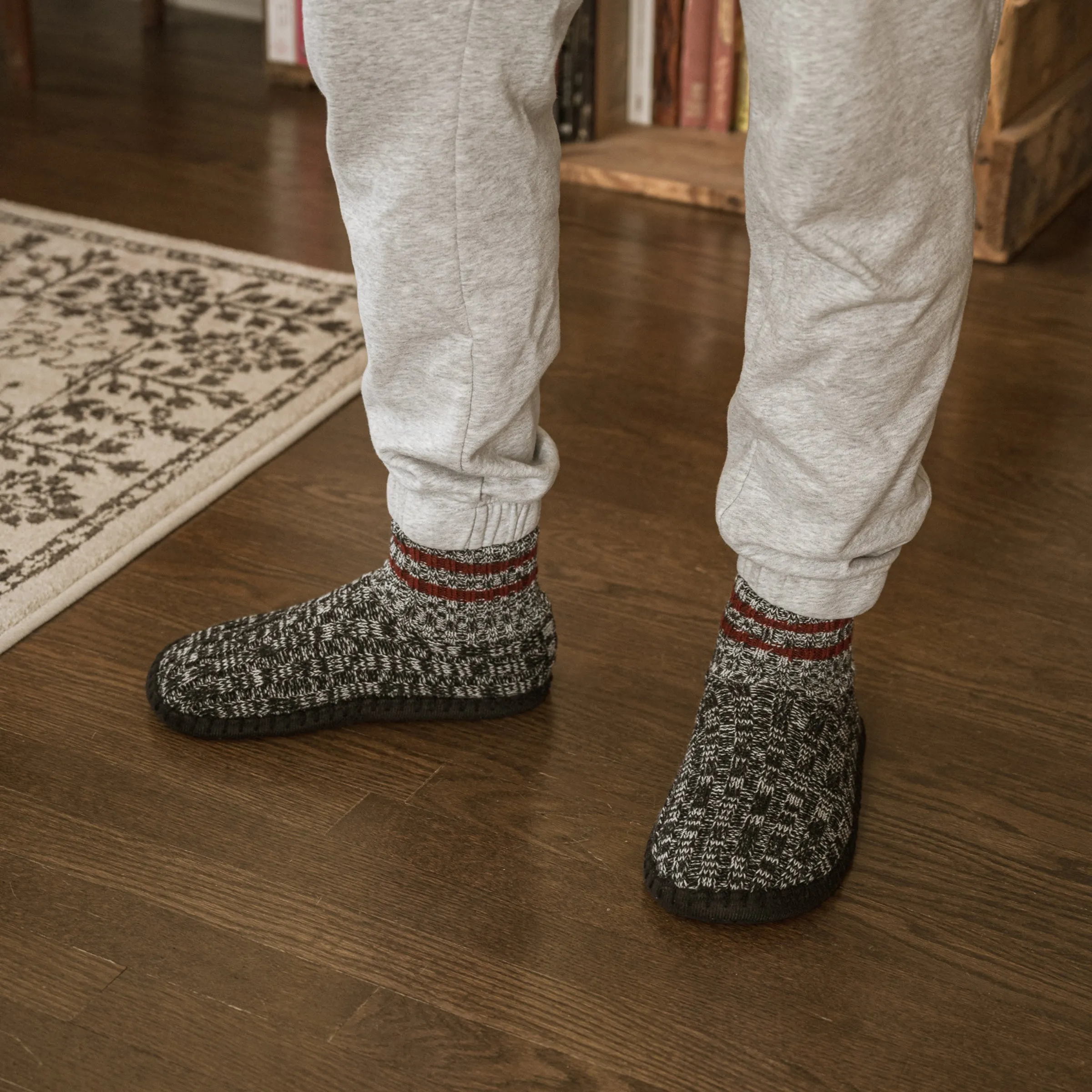 Men's Cuff Slipper Booties