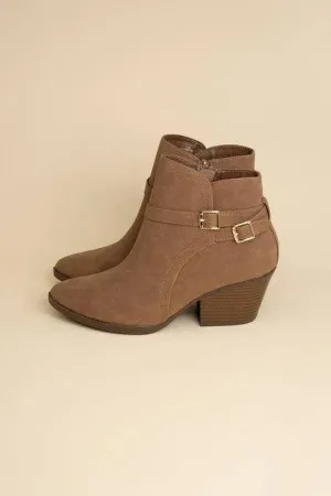 Nadine Buckle Ankle Boots - Modern Chic