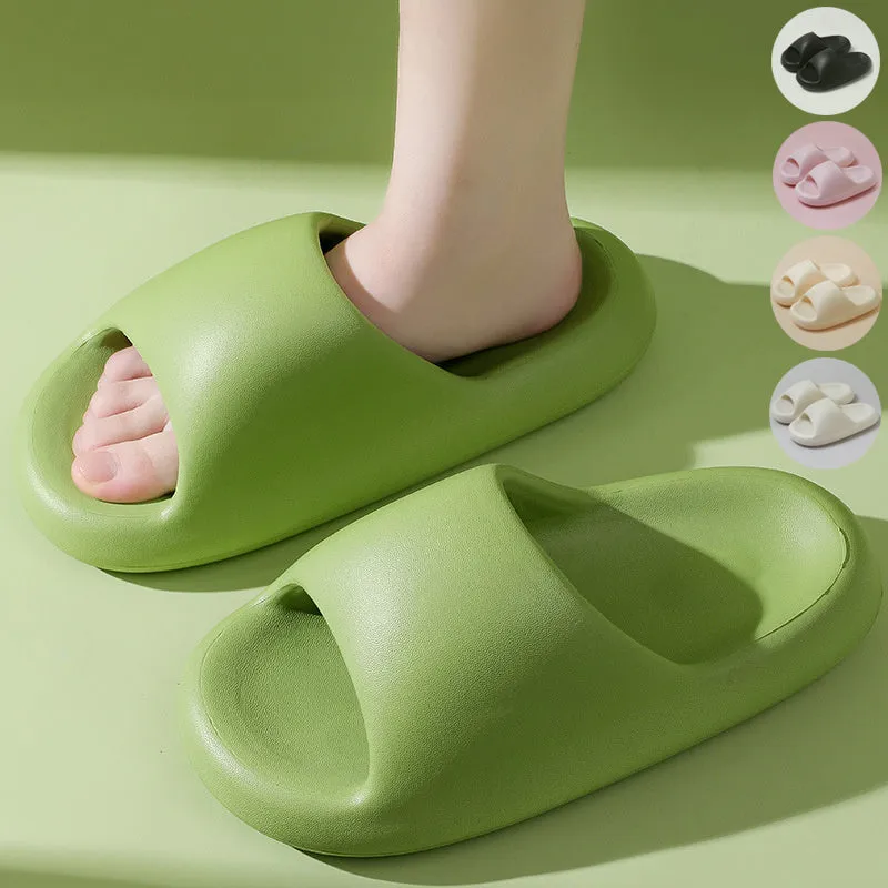 New Bread Shoes Soft Slippers Summer Candy Color Bsthroom Slippers