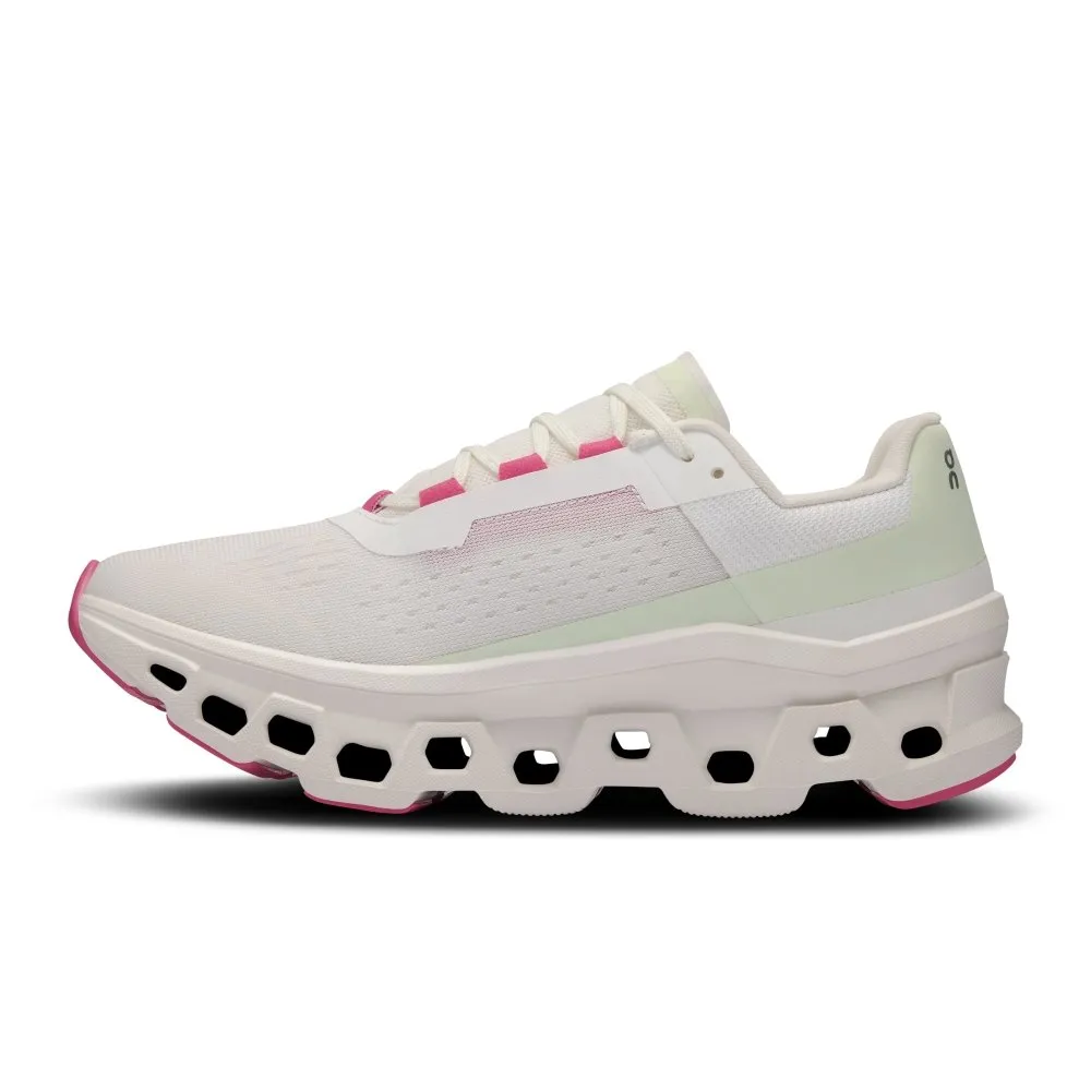 On Women's Cloudmonster - White/Lima