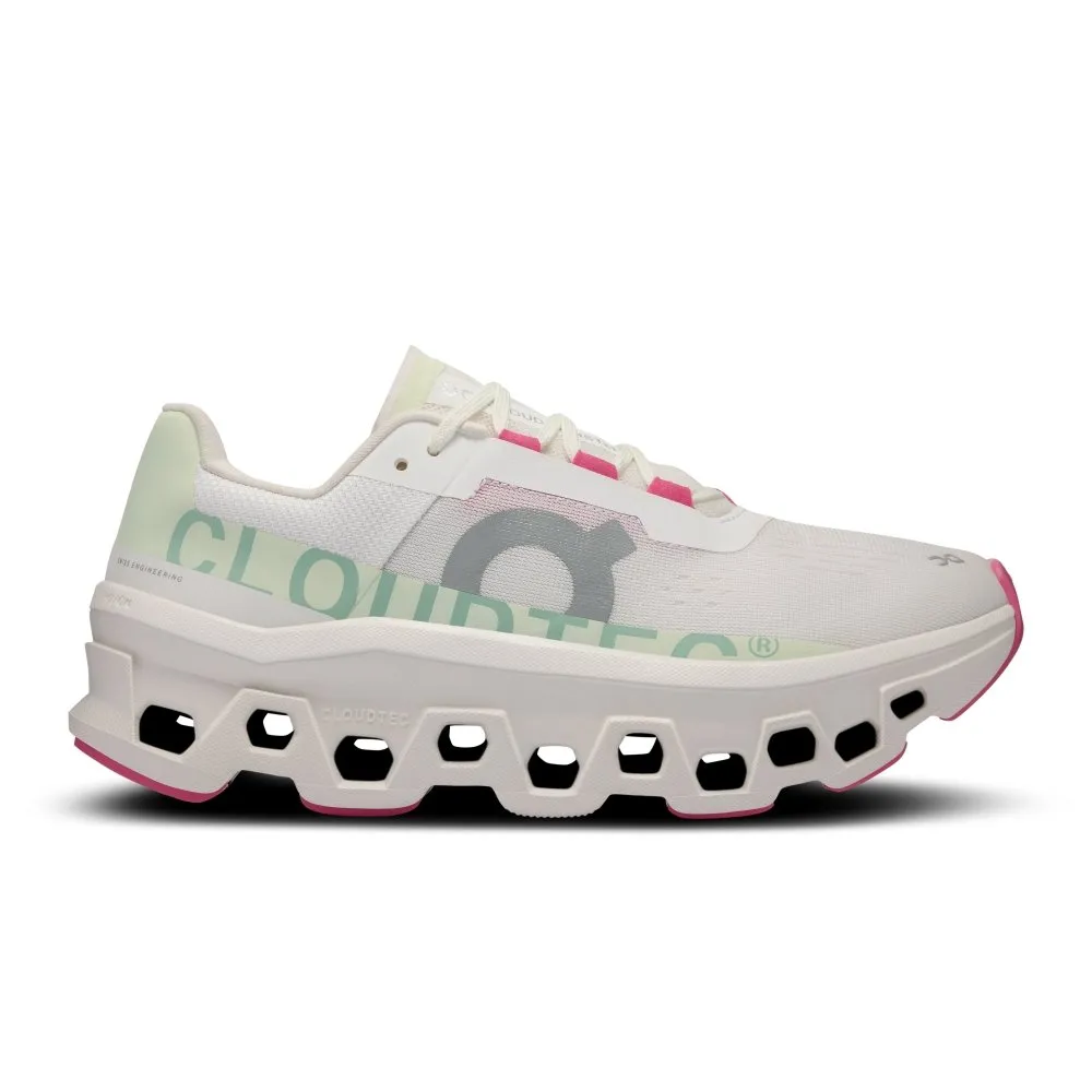 On Women's Cloudmonster - White/Lima