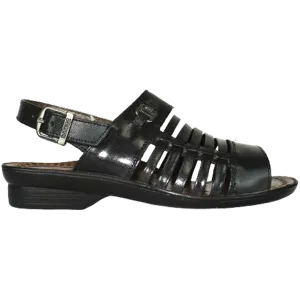 OPELA Rodrigo LEATHER  Black Sandal