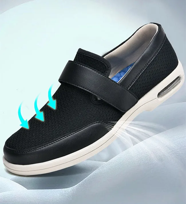 Owlkay Plus Size Wide Diabetic Shoes For Swollen Feet Width Shoes-NW041