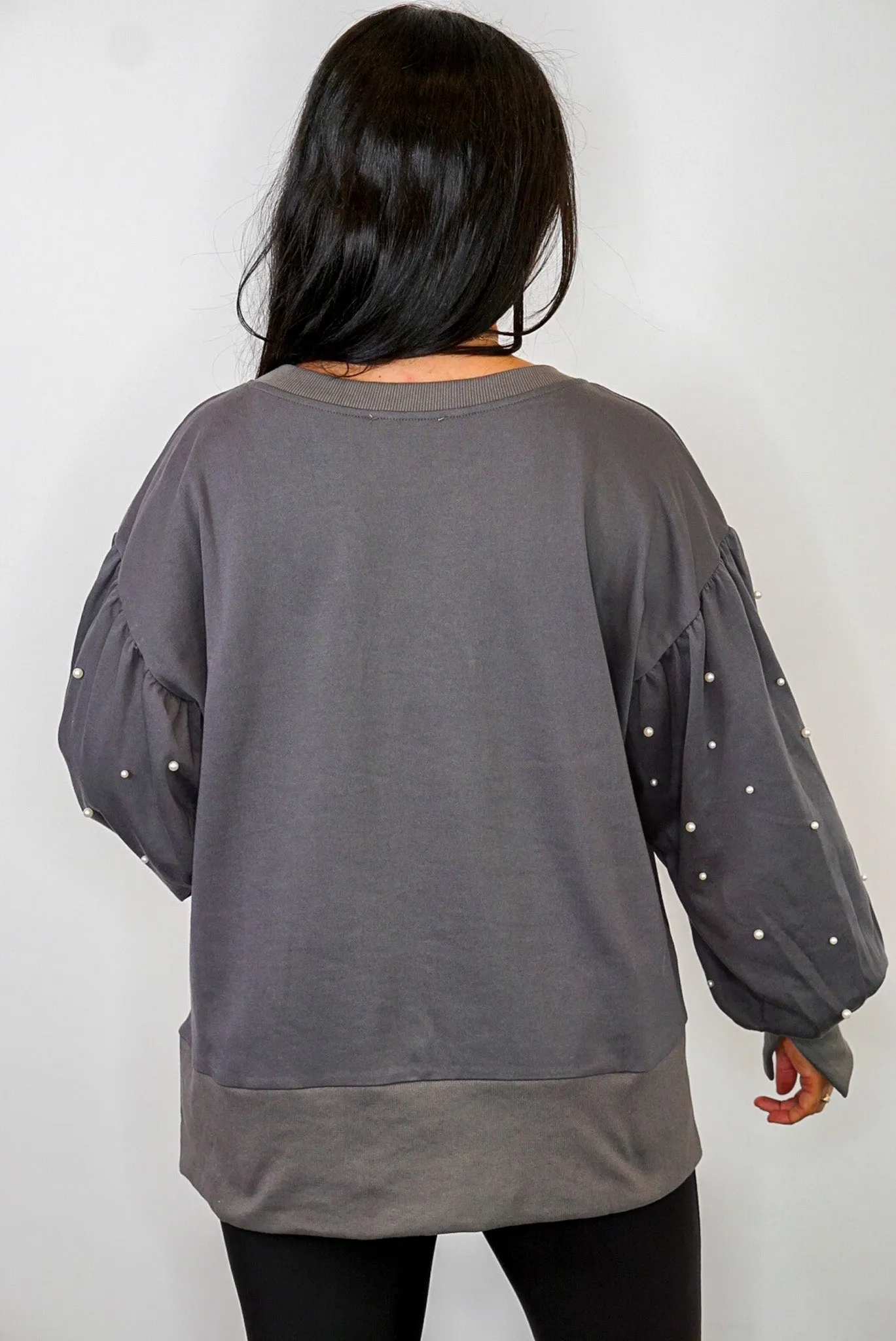 Pearl Darling Charcoal Sweatshirt