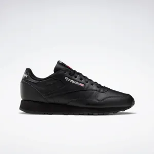 Reebok Footwear Men CLASSIC LEATHER CORE BLK/CORE BLK/PURE GREY 5