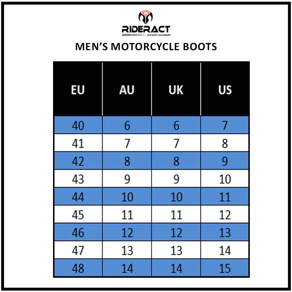 RIDERACT® Waterproof Motorcycle Boots Surface v2 Moto Boots